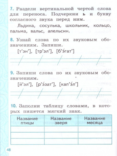 Тренажер по русскому языку 1 класс. ФГОС