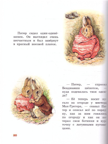 Питер-кролик (рис.Б. Поттер) /Детская библиотека на все времена