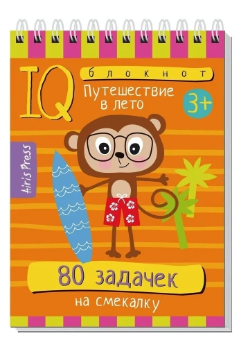 Умный блокнот. 80 задачек на смекалку. Путешествие в лето 3+
