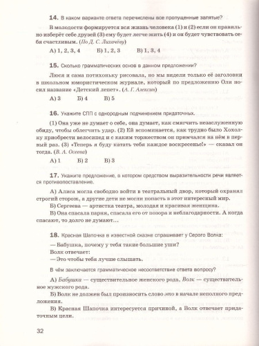 Русский язык 9 класс. Контрольные и проверочные работы