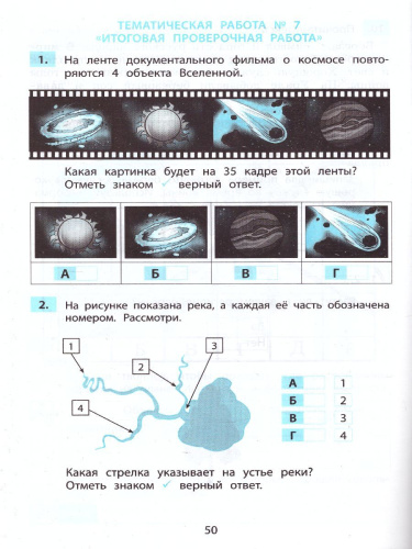 Окружающий мир 2 класс. Мониторинг и формирование естественнонаучной грамотности