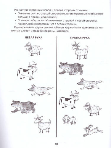 Развитие межполушарного взаимодействия у детей:время и пространство: 5+