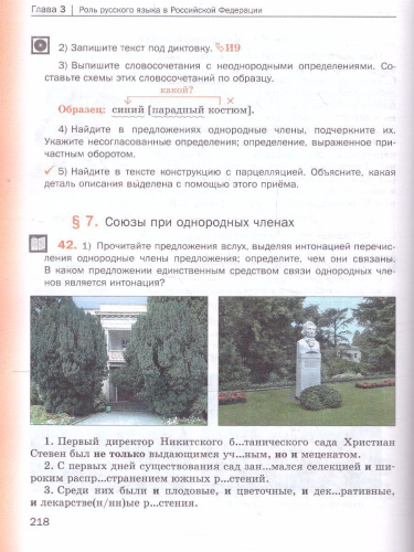 Русский язык 8 класс. Учебник с приложением