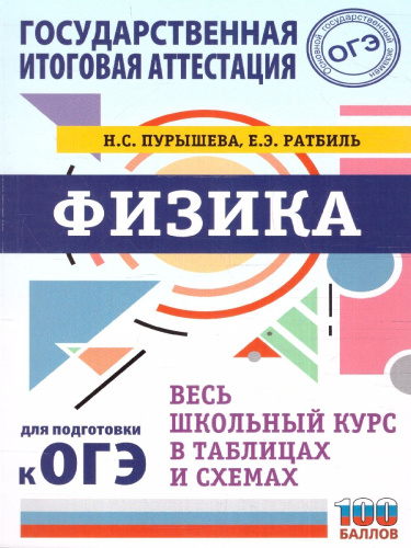 ОГЭ. Физика. Весь школьный курс в таблицах и схемах для подготовки