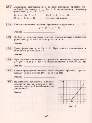 Алгебра 8 класс. Тематические тесты к учебнику С.М. Никольского