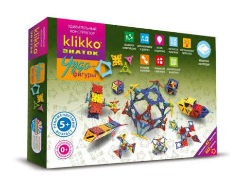Конструктор ЗНАТОК-Klikko. Чудо Фигуры 43 в 1 (102 детали)