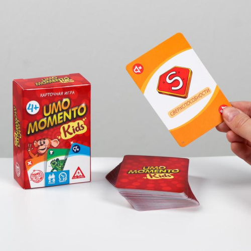 Карточная игра "UNO momento. Kids", 4+