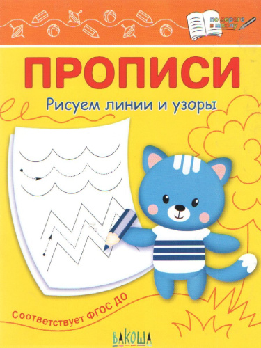 По дороге в школу. Прописи Рисуем линии и узоры
