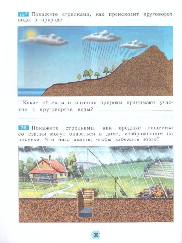 Дмитриева, Казаков Окружающий мир. Рабочая тетрадь. 2 класс (Бином)