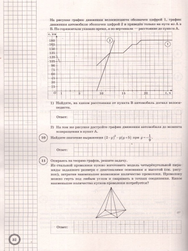 ВПР Математика 7 класс. 10 вариантов с ответами. ФГОС Новый
