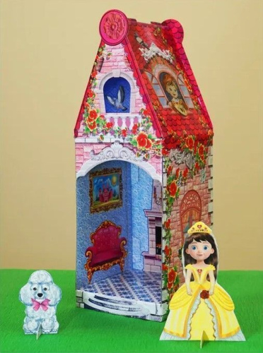 Домик Принцессы. Игровой набор (картон).