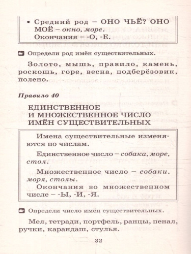 Русский язык 1-4 классы. 80 основных правил орфографии и пунктуации