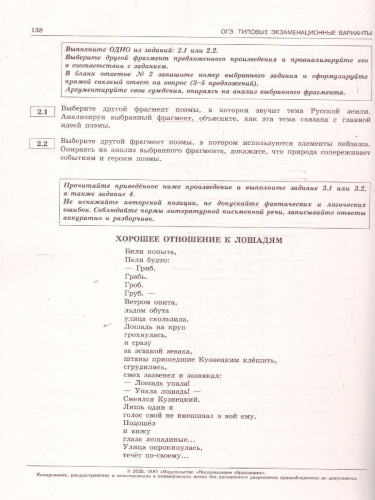ЕГЭ 2025 Литература. 30 вариантов