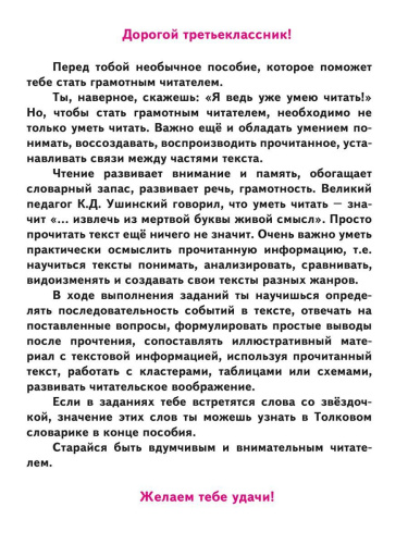 Читательская грамотность. Практикум для школьников. 3 класс. ФГОС НОО