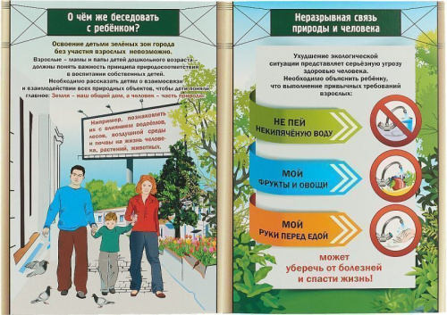 Природоохранные навыки поведения. Ребенок на улицах города. Ширмы с информацией для родителей и детей