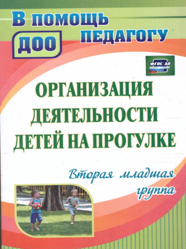 Организация деятельности детей на прогулке: вторая младшая группа