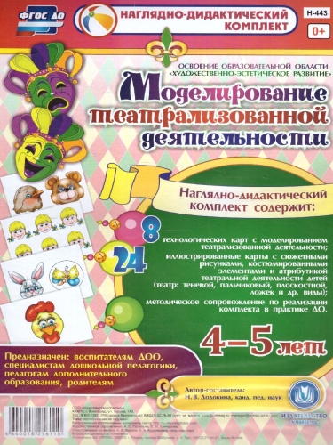 Моделирование театрализованной деятельности детей 4-5 лет. Освоение области "Художественно-эстетическое развитие"