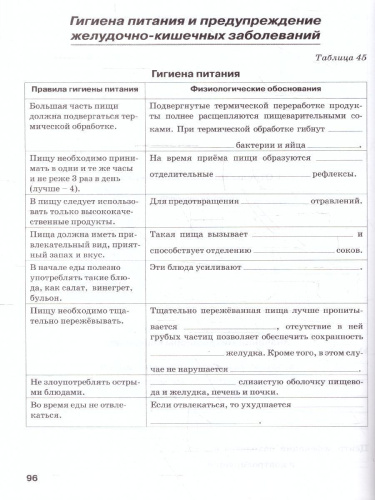 Биология 9 класс. Рабочая тетрадь. ФГОС
