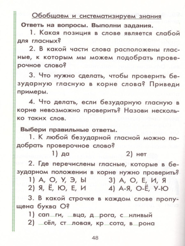 Русский язык 2 класс. Сборник упражнений