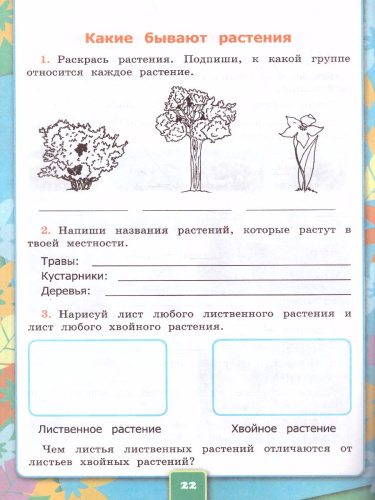 Окружающий Мир 2 класс. Рабочая тетрадь. Часть 1. ФГОС