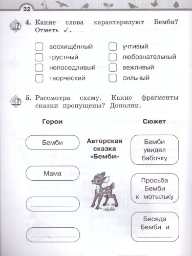 Литературное чтение 1 класс. Рабочая тетрадь в 2-х частях. Часть 2. К новому учебному пособию
