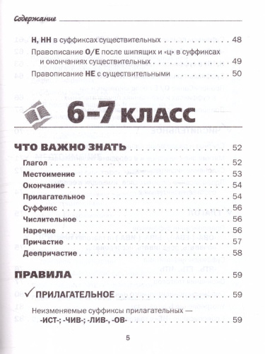 Все правила русского языка в схемах и таблицах 5-9 классы