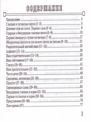 Контроль знаний. Русский язык Зачетные работы 2 класс. ФГОС