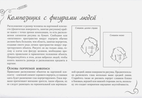 Рисуем голову и фигуру человека. Альбом для скетчинга.Искусство рисовать на коленке