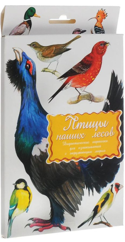 Дидактические карточки "Птицы наших лесов"