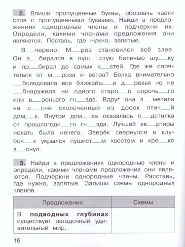 Тренажер по русскому языку для 4 класса