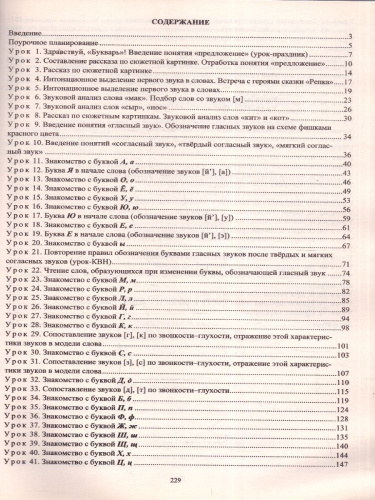 Русский язык 1 класс. Обучение грамоте (обучение чтению). Система уроков по учебнику Л.Е. Журовой, А.О. Евдокимовой
