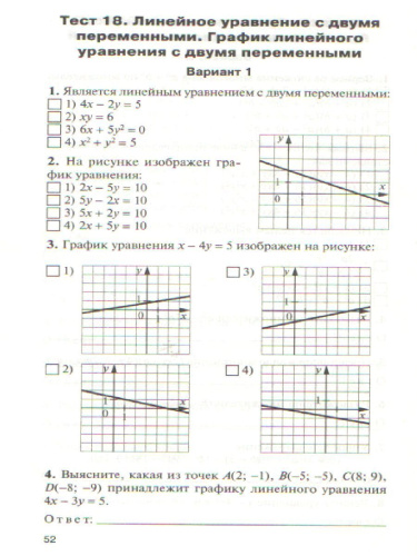 Математика Алгебра 7 класс. Контрольно-измерительные материалы. ФГОС