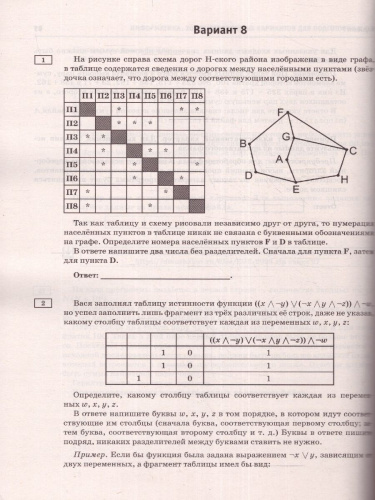 ЕГЭ-2024. Информатика. 20 тренировочных вариантов экзаменационных работ для подготовки к ЕГЭ