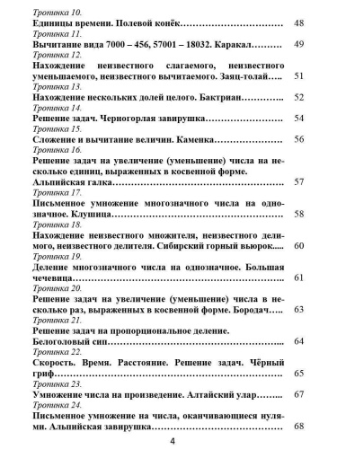 Увлекательное путешествие с математикой 4 класс. Программа внеурочной деятельности