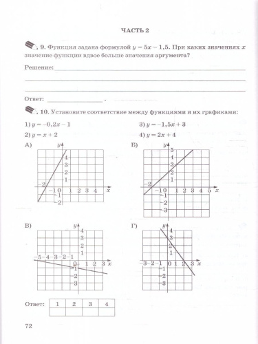 Алгебра 7 класс. Рабочая тетрадь. Часть 1. К новому учебнику. УМК Макарычева. ФГОС НОВЫЙ