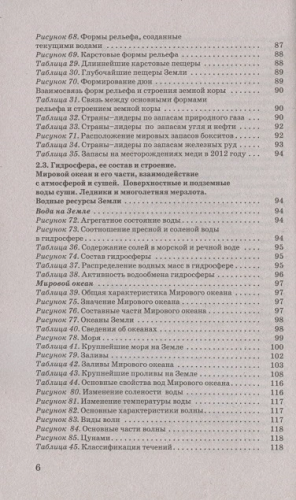 География в таблицах и схемах для подготовки к ОГЭ