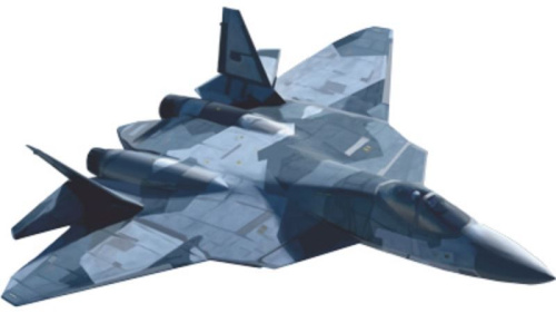 Вырубная фигурка Военная техника Самолет-истребитель СУ-57 М-15590