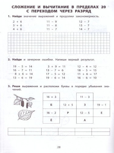 Математика. Летний тренажер после 1 класса