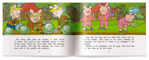 Читаем вместе. Три поросенка становятся детективами. The Three Little Pigs Make. На английском языке