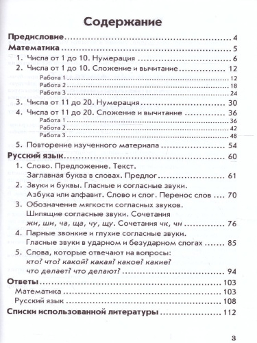 Зачетная тетрадь. Тематический контроль. Математика, Русский язык 1 класс. ФГОС