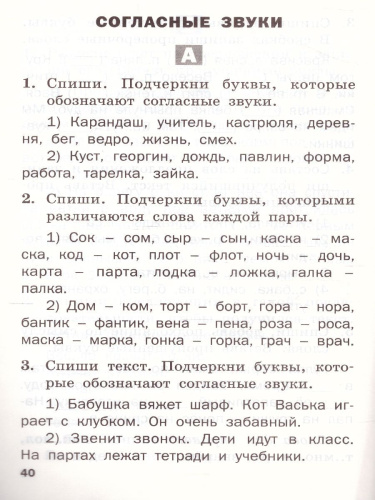 Русский язык 1 класс. Разноуровневые задания. ФГОС