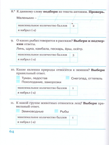 Комплексная итоговая работа. 2 класс. Вариант 2. Тетрадь 1. Тетрадь 2. (комплект)