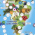 Игра-ходилка с фишками. Животный мир Земли. 59х42 см Игра-ходилка с фишками. Животный мир Земли. 59х42 см