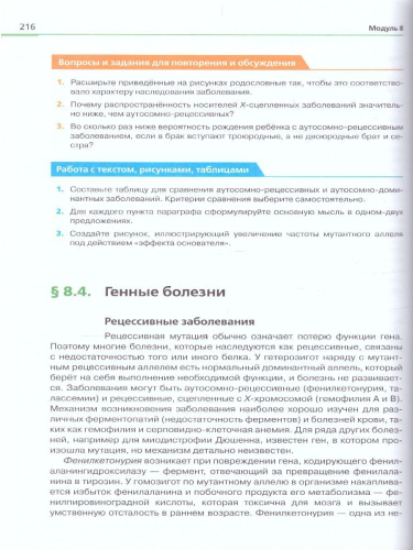 Генетика 10-11 классы