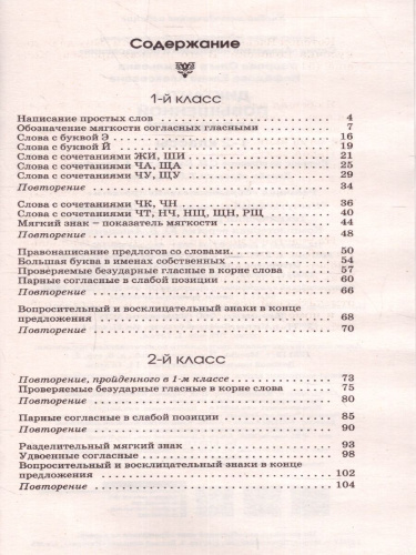 Диктанты повышенной сложности 1-2 классы