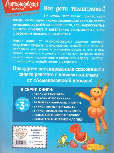 Развиваем мышление и логику от 3-х лет. Ломоносовская школа для самых маленьких. ФГОС