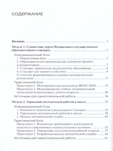 ФГОС: теория и практика организации учебно-воспитательного процесса