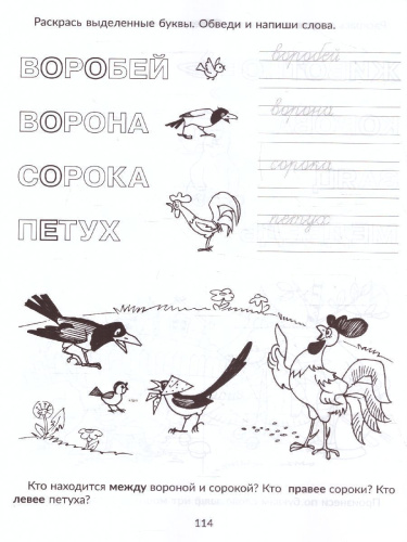 Готовимся к школе. Большая пропись-поддержка для детей, которым нелегко дается письмо