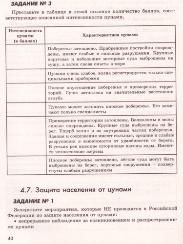 Основы безопасности жизнедеятельности 7 класс. Рабочая тетрадь. ФГОС