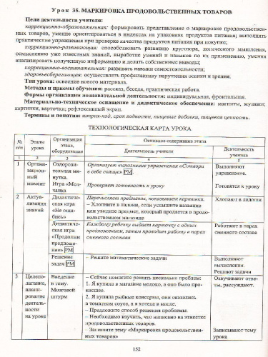 Социально-бытовая ориентировка 5 класс Поурочные планы по программе Воронковой
